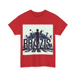 Flag Village Brazil Sporting Flag T-SHIRT Heavy Cotton Tee BRA0006