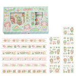 Flag Village Hand Account Sticker Tape Gift Box Set