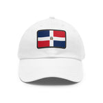 Flag Village Dominican Republic Flag Hat Cap with Leather Patch