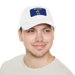 Flag Village USA Wisconsin State Flag Hat Cap with Leather Patch