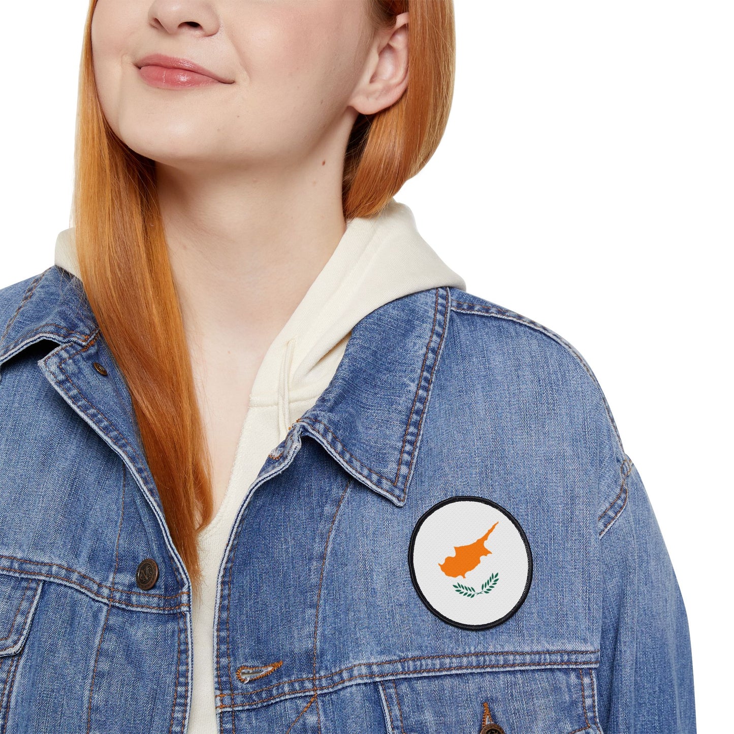 Flag Village Cyprus Flag Embroidery Iron-On Patches