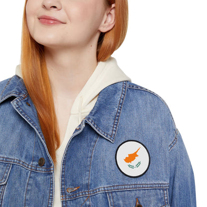 Flag Village Cyprus Flag Embroidery Iron-On Patches