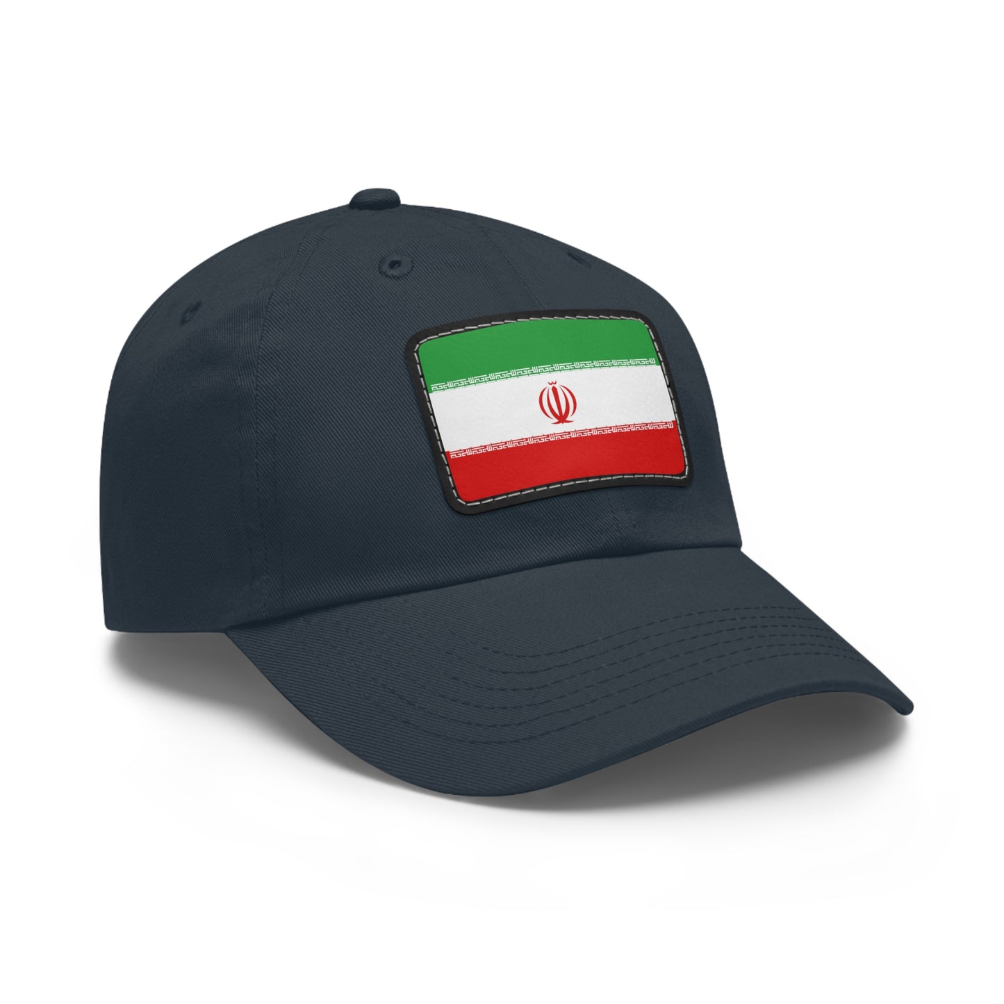 Flag Village Iran Flag Hat Cap with Leather Patch
