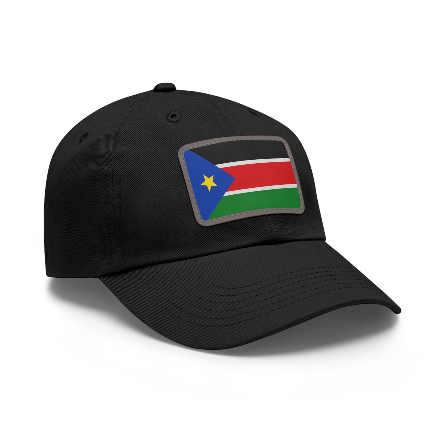 Flag Village South Sudan Flag Hat Cap with Leather Patch