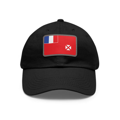 Flag Village Wallis And Futuna Flag Hat Cap with Leather Patch