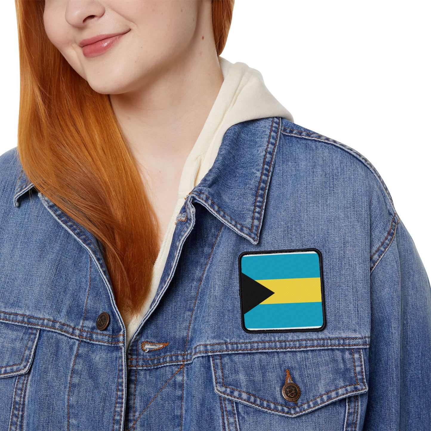 Flag Village Bahamas Flag Embroidery Iron-On Patches