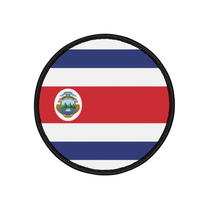 Flag Village Costa Rica Flag Embroidery Iron-On Patches