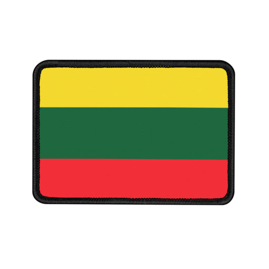 Flag Village Lithuania Flag Embroidery Iron-On Patches