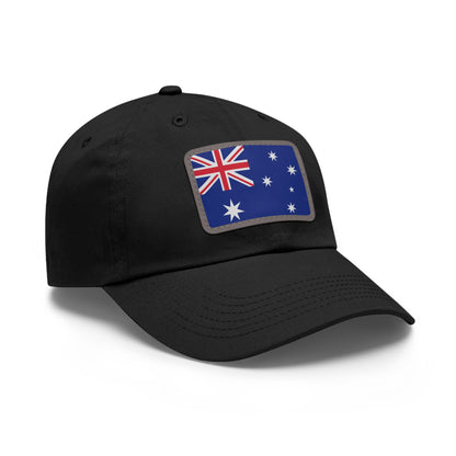 Flag Village Australia Flag Hat Cap with Leather Patch