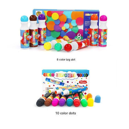 Flag Village Children's Graffiti Painting Stationery Coloring Early Education Gift Box