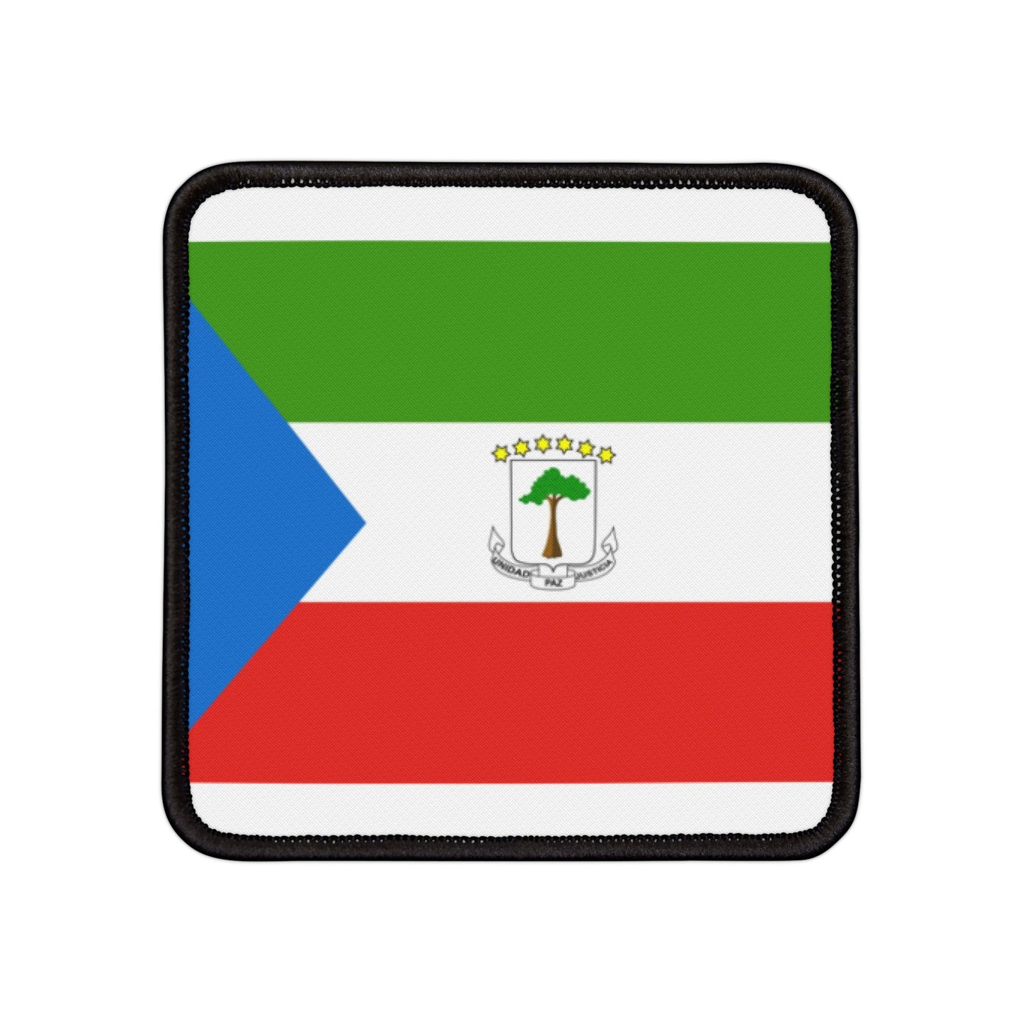Flag Village Equatorial Guinea Flag Embroidery Iron-On Patches