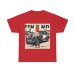 Flag Village UK Vintage Car Flag T-SHIRT Heavy Cotton Tee UK0021