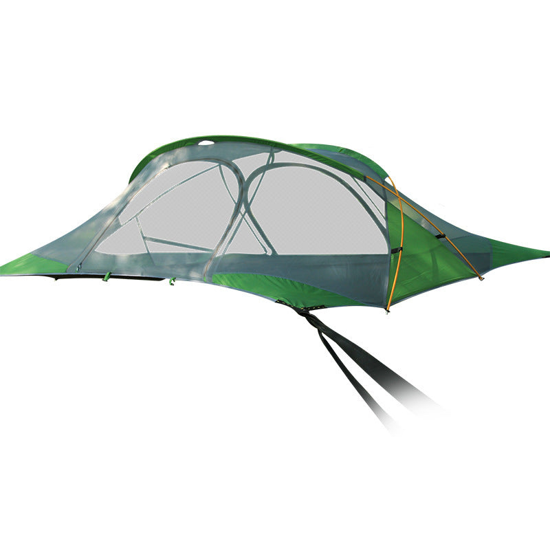 Flag Village Self-Driving Tour Camping Hammock Mosquito Net Suspended Tent Aluminum Pole Waterproof Ultralight Hanging Tree Tent