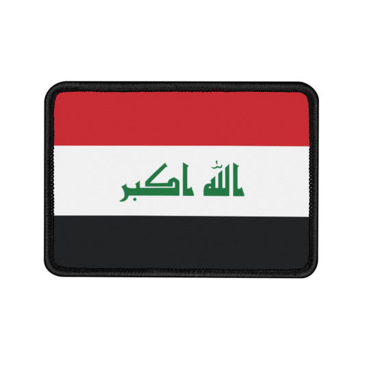Flag Village Iraq Flag Embroidery Iron-On Patches