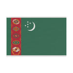 Flag Village Turkmenistan Flag 18" x 12" / 36" x 24" / 60" x 36"