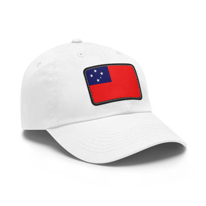 Flag Village Samoa Flag Hat Cap with Leather Patch