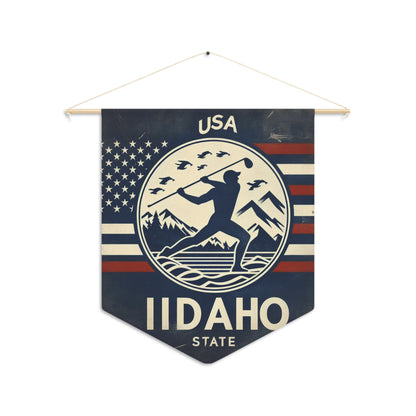 Flag Village Idaho State Flag Pennant Sporting Home Wall decoration ID0001