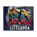 Flag Village Lithuania Sporting Flag Puzzle 110 Piece