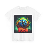Flag Village Brazil Sporting Flag T-SHIRT Heavy Cotton Tee BRA0007