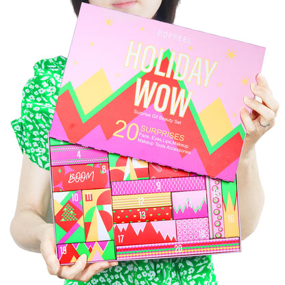 Flag Village Holiday Gift Box Lipstick Eye Shadow Set