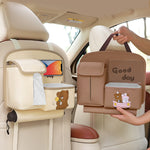 Flag Village Auto Tools Multifunctional Car Storage Bag Cute Cartoon