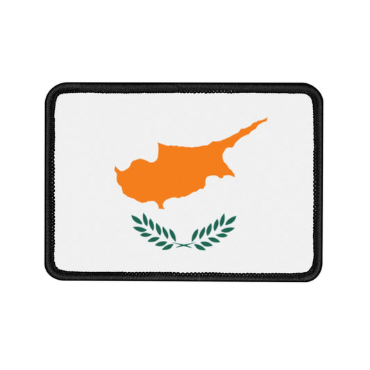 Flag Village Cyprus Flag Embroidery Iron-On Patches