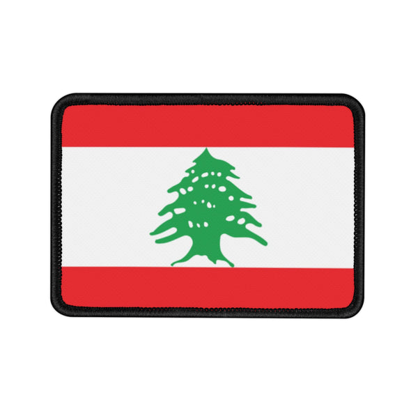 Flag Village Lebanon State Flag Embroidered Iron-On Patch