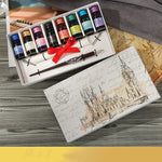 Flag Village Pen and Ink Gift Box Wooden Dip Pen Set