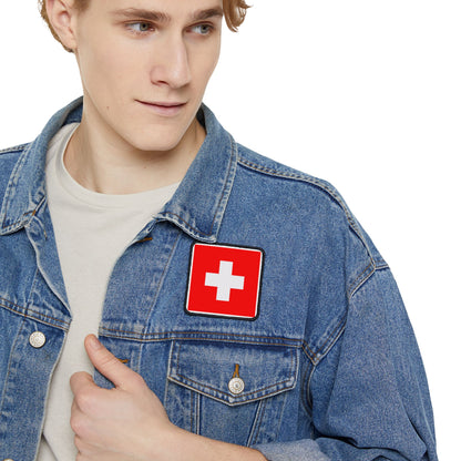 Flag Village Switzerland Flag Embroidery Iron-On Patches