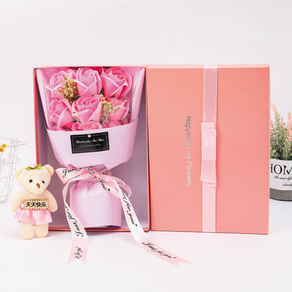 Flag Village Teacher's Day Gift Bouquet Gift Box