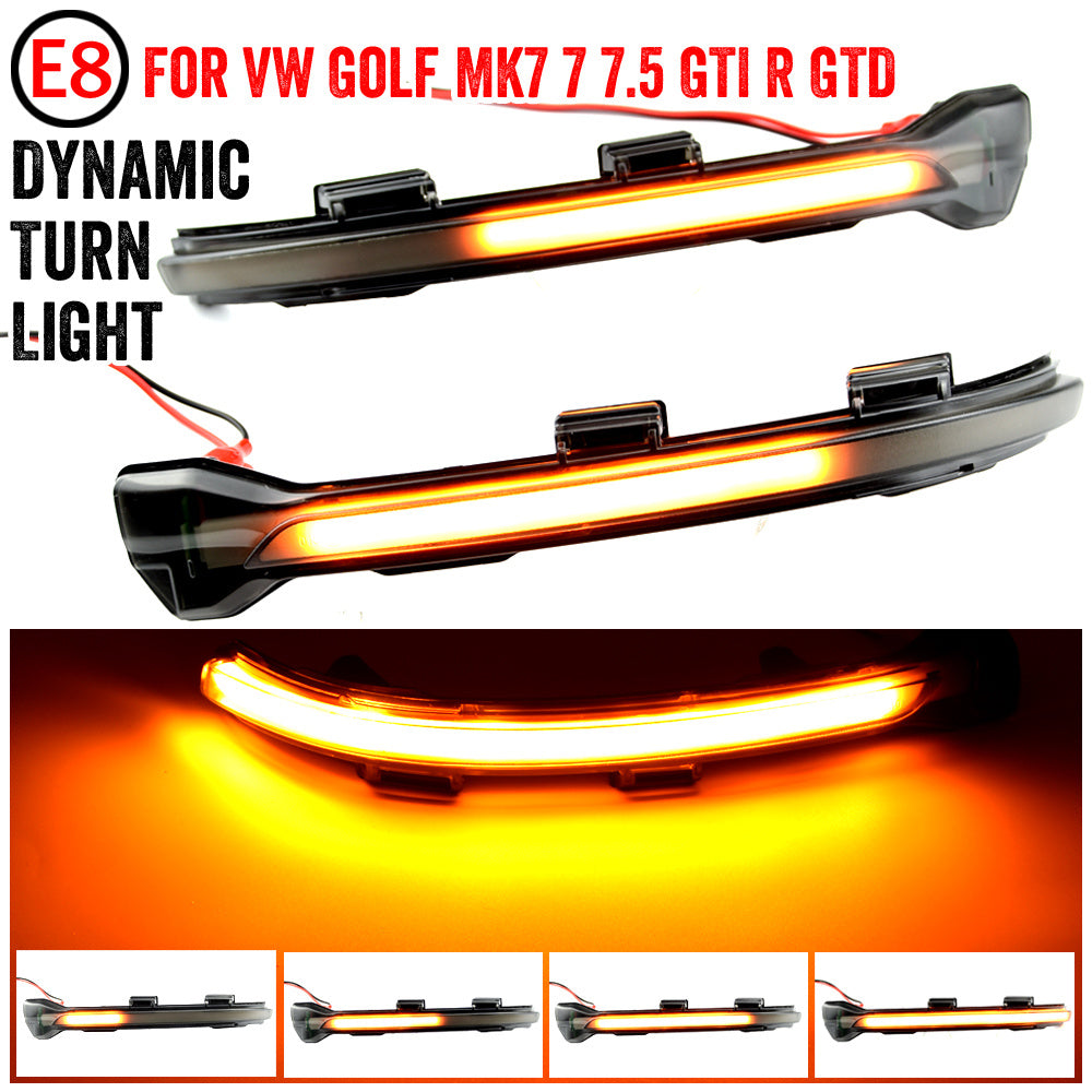 Flag Village Auto Tools Car Reversing Mirror Turn Light