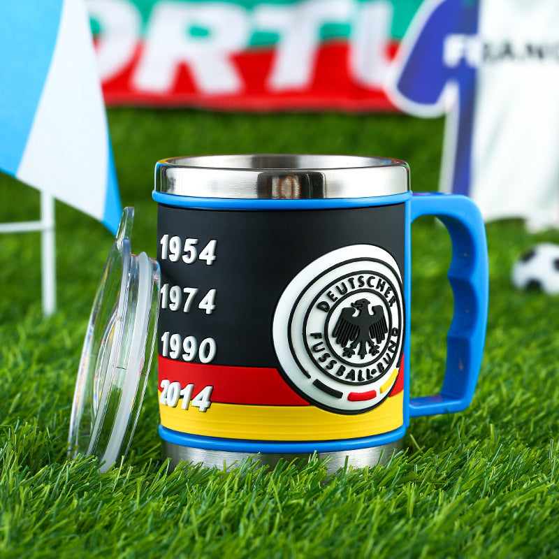Flag Village World Cup Soccer Mug Souvenirs Fans Small Gifts Event Prizes