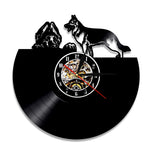 Flag Village Wall Clock Dog Breed Gifts