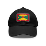 Flag Village Grenada Flag Hat Cap with Leather Patch