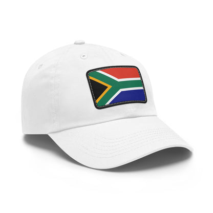 Flag Village South Africa Flag Hat Cap with Leather Patch