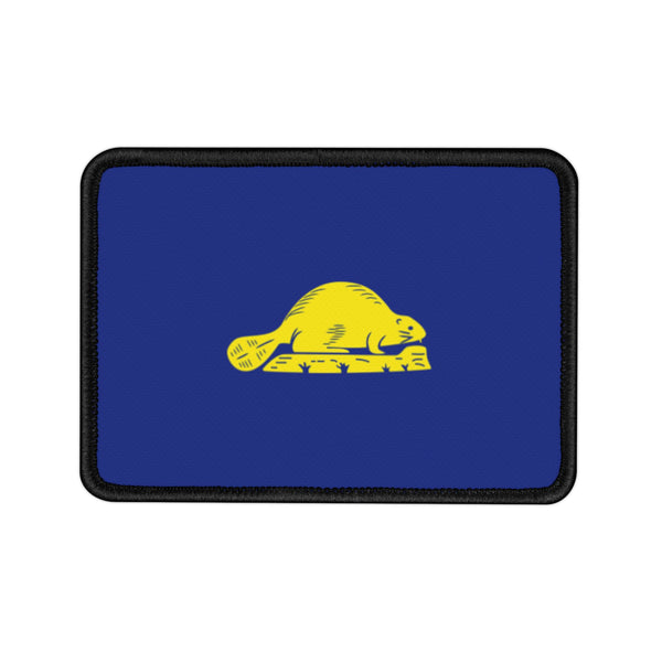 Flag Village Oregon State Flag Embroidered Iron-On Patch