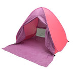 Flag Village Sunscreen Shelter Tent Anti-UV Pop Up Beach Canopy Outdoor Camping Hiking Tent Travelling Easy Carrying Portable Parts