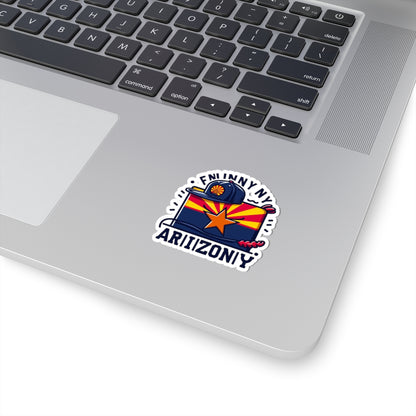 Flag Village USA Arizona State Flag Sticker 2", 3", 4", 6" AZ01
