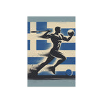 Flag Village Greece National Flag 12'' x 18'' Garden Flag