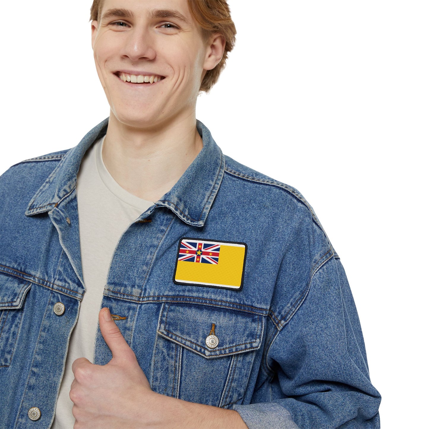 Flag Village Niue Flag Embroidery Iron-On Patches