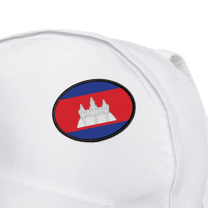 Flag Village Cambodia Flag Embroidery Iron-On Patches