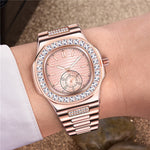 Flag Village Mens Fashion Alloy  Luxury Brand Diamond Gifts Watches