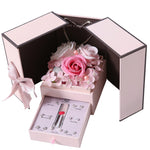 Flag Village Mothers Day Gift Double Door Rose Gift Box Jewelry Creative Decorate Boxs