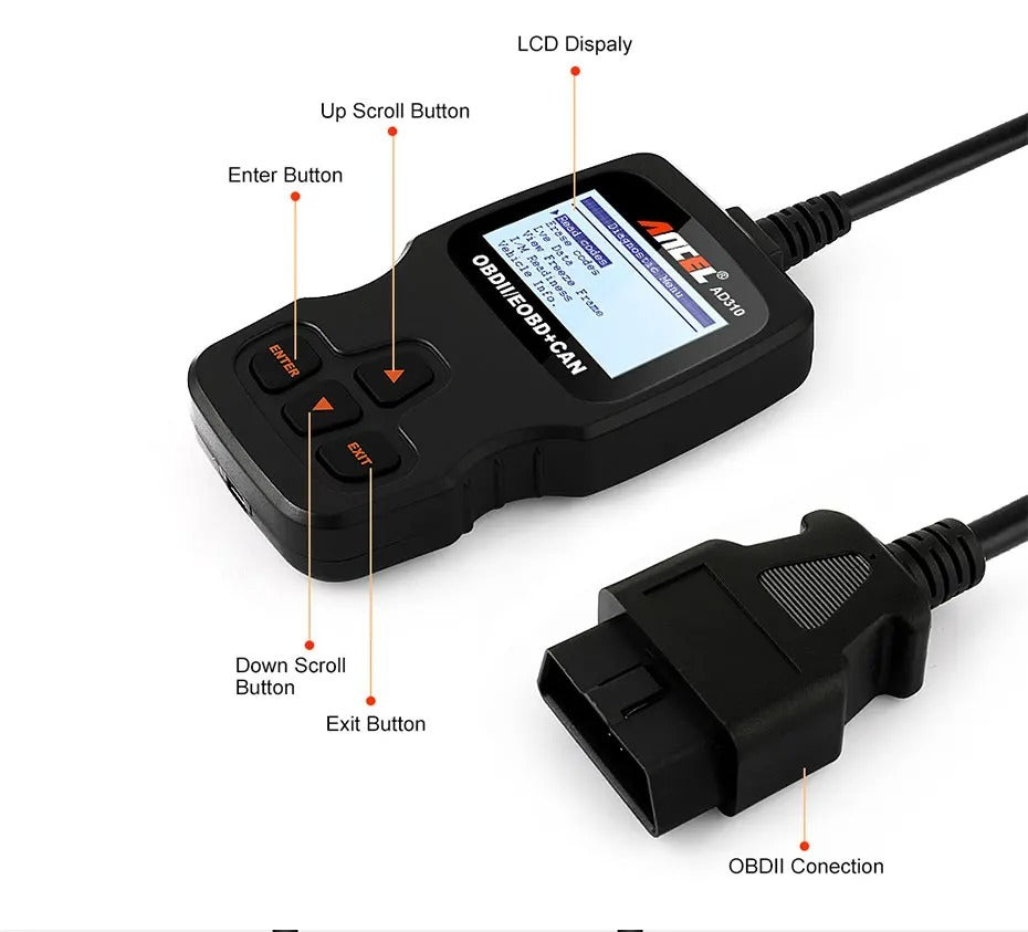 Flag Village Auto Tools Universal Auto Scannner Code Reader