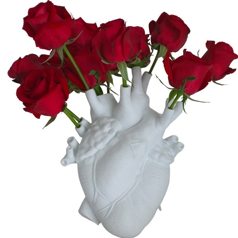 Flag Village Shape Flower Vase Nordic Style Flower Pot Art Vases Sculpture Desktop Plant Pot For Home Decor Ornament Gifts