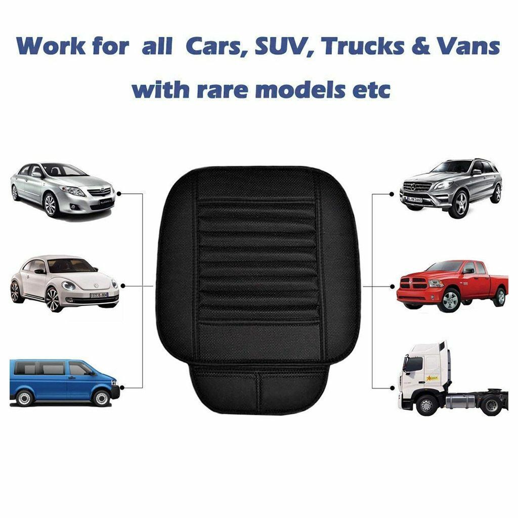 Flag Village Auto Tools 3D Universal PU Leather Car Seat Cover Breathable Pad Mat For Auto Chair Cushion