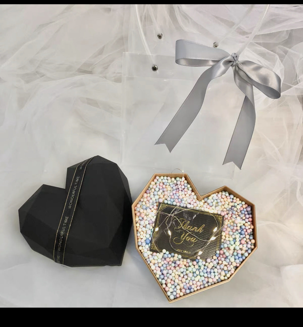 Flag Village Christmas Heart-shaped Gift Box