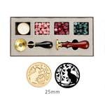 Flag Village Full Set Of Gift Box With Wax Grain Seal Head