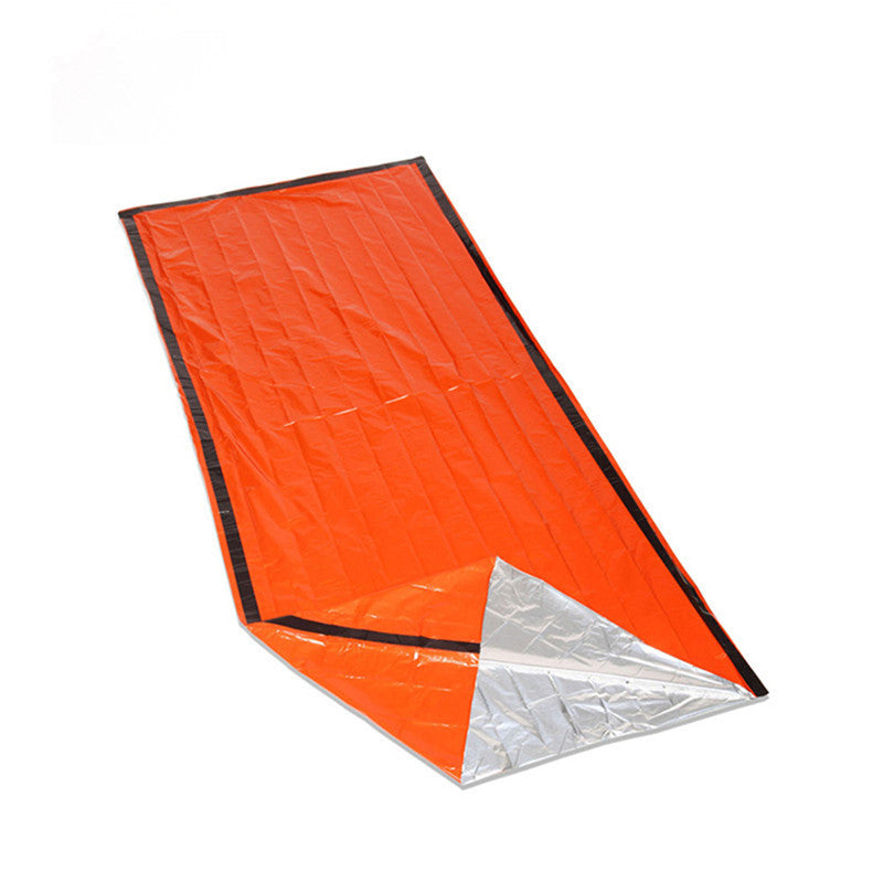 Flag Village Portable Lightweight Emergency Sleeping Bag, Blanket, Tent - Thermal Bivy Sack For Camping, Hiking, And Outdoor Activities - Windproof And Waterproof Blanket For Survival