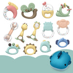 Flag Village Baby Rattle Plastic Toy Gift Box Set